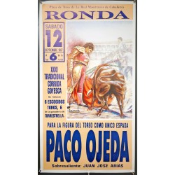 Aff. 50x90cm - XXXI Traditional Corrida Goyesca Paco Ojeda