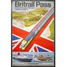 Aff. 62x100cm - Britrail Pass Toute la Grande Bretagne à partir de 360Frs