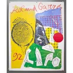 Aff. 57x75cm - Roland Garros 1992
