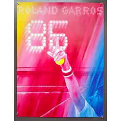 Aff. 57x75cm - Roland Garros 1985