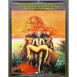 Aff. 62x84cm - 9e Festival International du Film Fantastique et de Science Fiction Grand Rex 1979
