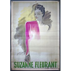 Aff. 80x120cm - Suzanne Fleurant Portrait Trois quart