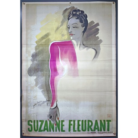 Aff. 80x120cm - Suzanne Fleurant Portrait Trois quart