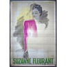 Aff. 80x120cm - Suzanne Fleurant Portrait Trois quart