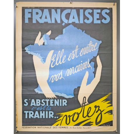Aff. 59x84cm - Frankenstein Cerveau Ouvert
