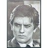 Aff. 59x84cm - Alain Delon Portrait Photo Dalmas Noir et Blanc