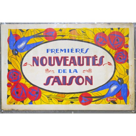 Aff. 65x100cm - Premières Nouveautés de la Saison Etat B