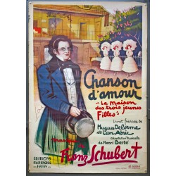 Aff. 80x120cm - Chanson d'Amour La Maison des trois jeunes filles