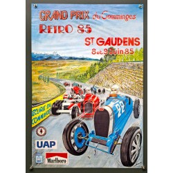 Aff. 40x60cm - Grand Prix du Comminges Retro 85 St Gaudens