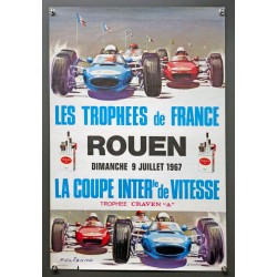 Aff. 40x60cm - Les Trophées de France Rouen 1967
