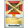 Aff. 37x56cm - SNCF Roussillon Papillon Dali