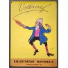 Aff. 40x56cm - Voltaire Bibliothèque Nationale Avril 1979