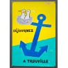 Aff. 40x60cm - Séjournez à Trouville Mouettes sur Ancre