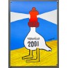 Aff. 42x60cm - Trouville 2001 Mouette Phare