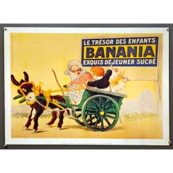 Aff. 70x50cm - Reproduction le Trésor des Enfants Banania