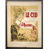 Aff. 55x72cm - Le Cid Théatre National de l'Opéra Massenet