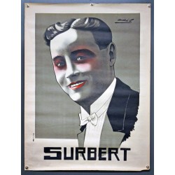 Aff. 60x80cm - Surbert Chansonnier Maquillé Etat A-