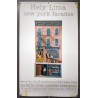 Aff. 50x80cm - Hely Lima New York Facades 1982 Galerie Jean Pierre Lavignes