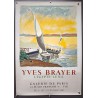 Aff. 53x75cm - Yves Brayer L'Egypte Le Nil Galerie de Paris 1967