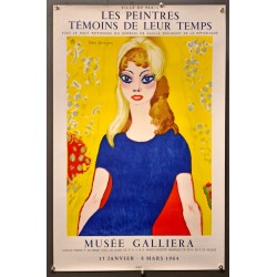 Aff. 62x77cm - Van Dongen Les Peintres Témoins de leur Temps Musée Galliera 1964