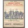 Aff. 50x65cm - Football Grand Match Eleves Surveillants Au Parc des Sports
