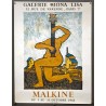 Aff. 50x67cm - Malkine 1966 Galerie Mona Lisa
