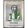 Aff. 47x63cm - Picasso Oeuvres Récentes Galerie Louise Leiris 1953