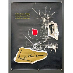 Aff. 48x66cm - Georges Mathieu Galerie Jacques Dubourg 1961