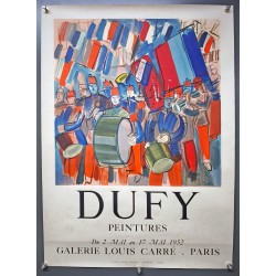 Aff. 47x62cm - Raoul Dufy Peintures Galerie Louis Carré 1952