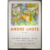 Aff. 46x62cm - André Lhote Gouaches Galerie Marcel Guiot 1961