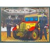 Aff. 63x45cm - Renault 1933 Primaquatre Photomontage Gendarmes