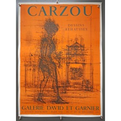 Aff. 47x63cm - Carzou Dessins Réhaussés David et Garnier 1965