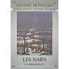 Aff. 43x64cm - Petrovic Les Naïfs en Permanence Galerie Mona Lisa 1975