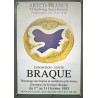 Aff. 40x60cm - Georges Braque Hommage aux Bijoux et sculptures précieuses Artco 1985