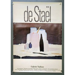 Aff. 45x64cm - Nicolas de Stael Galerie Nathan