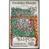 Aff. 44x72cm - Fondation Maeght Riopelle Sculptures et Grands Formats
