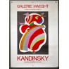 Aff. 56x77cm - Galerie Maeght Kandinsky Periode Parisienne (recto) Giacometti (verso)
