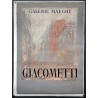 Aff. 56x77cm - Galerie Maeght Kandinsky Periode Parisienne (recto) Giacometti (verso)