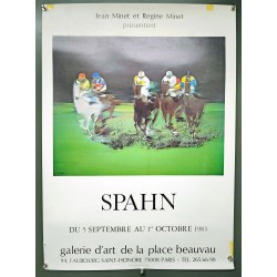 Aff. 55x76cm - Spahn Galerie d'art de la place Beauvau 1983