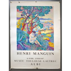 Aff. 52x73cm - Henri Manguin Musée Toulouse Lautrec Albi 1957
