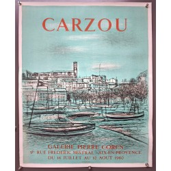 Aff. 53x68cm - Carzou Galerie Pierre Coren 1960