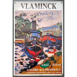Aff. 47x68cm - Vlamink Galerie de la Présidence
