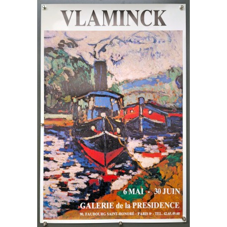 Aff. 47x68cm - Vlamink Galerie de la Présidence