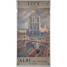 Aff. 42x78cm - Luce Un Pointilliste Albi Musée Toulouse Lautrec