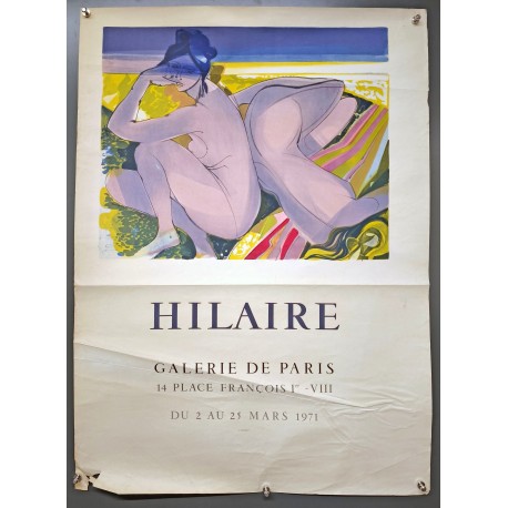 Aff. 57x78cm - Hilaire Galerie de Paris 1971