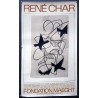 Aff. 50x78cm - René Char Etude de Georges Braque Fondation Maeght 1971