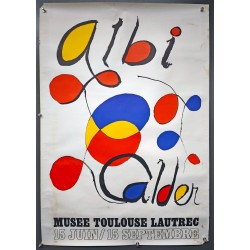 Aff. 62x90cm - Calder Albi Musée Toulouse Lautrec