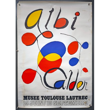 Aff. 62x90cm - Calder Albi Musée Toulouse Lautrec