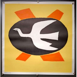 Aff. 62x63cm - Georges Braque L'oiseau de Feu