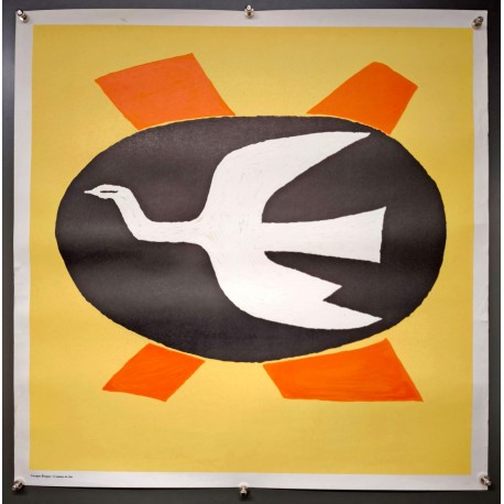 Aff. 62x63cm - Georges Braque L'oiseau de Feu